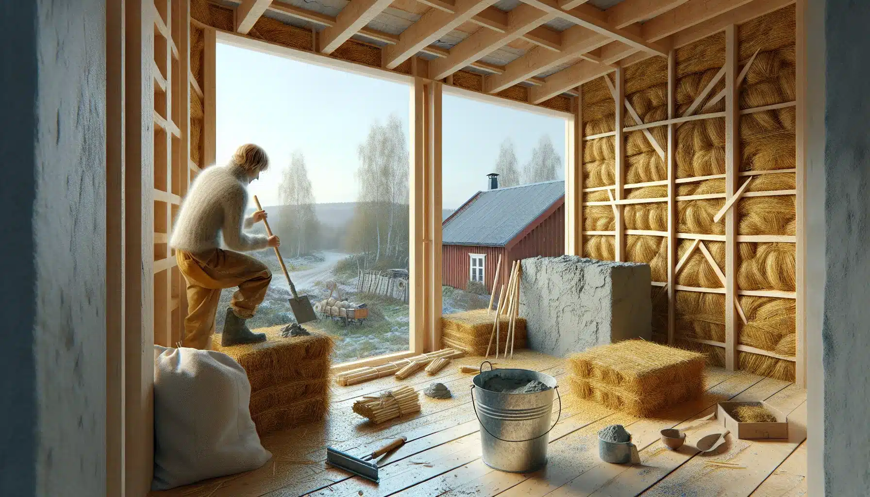 Naturlige byggematerialer: leire, halm og bambus &ndash; illustrasjon 1